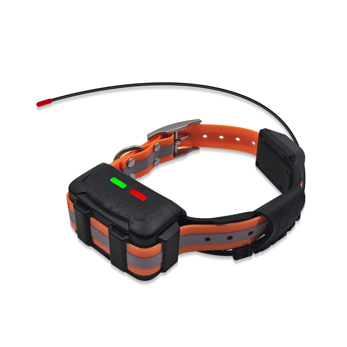 Допълнителен GPS нашийник за куче Eseek Hound Tracker с VHF и 4G свързаност за проследяване на кучета.